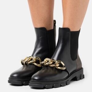Michael Kors Leather Ankle Boots Size 7 New